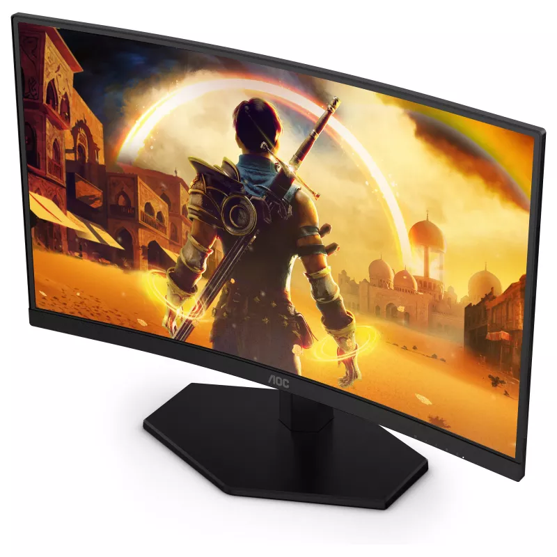 Monitor gaming curvo AOC C24G42FE 23,6 polegadas Full HD VA – 180Hz, 4ms, HDR, FreeSync Premium, HDMI e DisplayPort