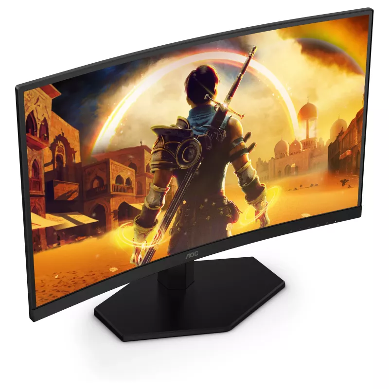 Monitor gaming curvo AOC C24G42FE 23,6 polegadas Full HD VA – 180Hz, 4ms, HDR, FreeSync Premium, HDMI e DisplayPort