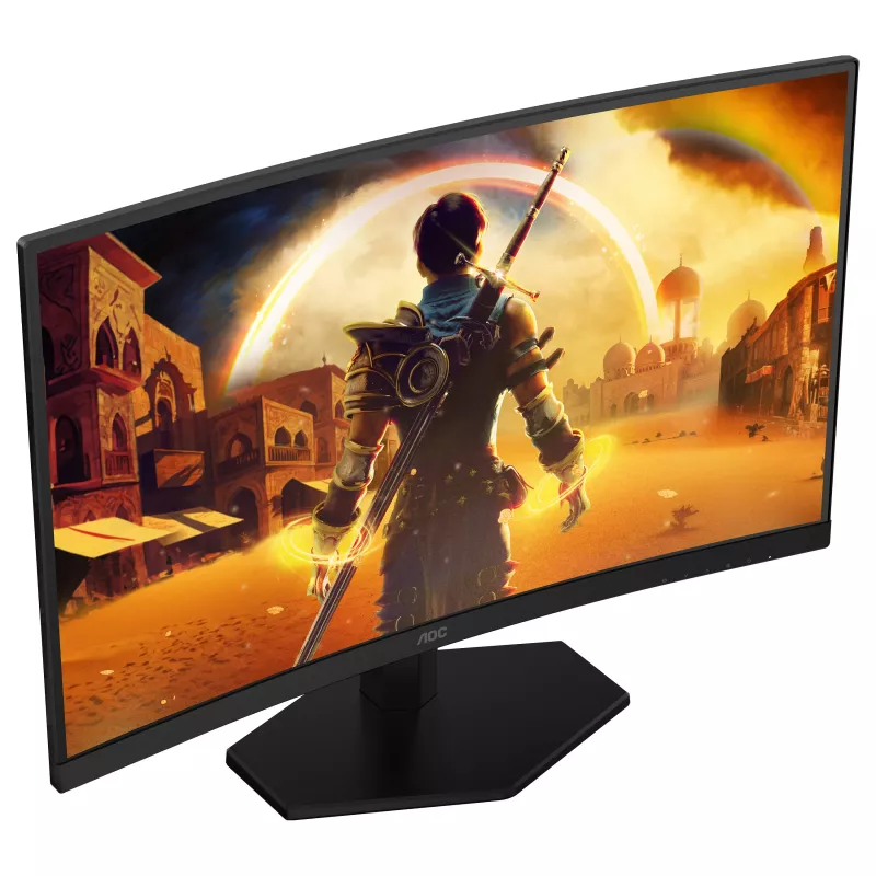 AOC C27G42FE - Monitor Curvo VA Full HD de 68,6 cm (27 polegadas), 180Hz, 4ms, HDR10, HDMI/DisplayPort, VESA