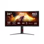 AOC CU34G4CA Monitor gaming curvo UWQHD VA de 34 polegadas, 180Hz, 1ms, FreeSync Premium