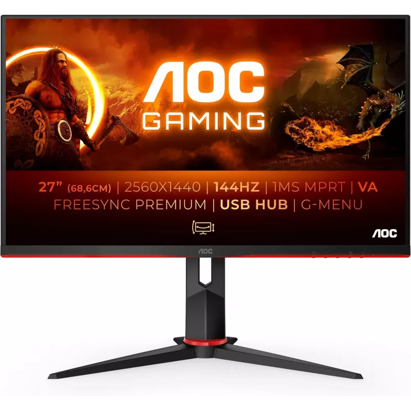 AOC Q27G2R 27 polegadas QHD monitor gaming (recondicionado)