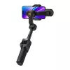 AOCHUAN S3 gimbal para smartphone com rastreamento por IA, ecrã tátil LED, luz e powerbank
