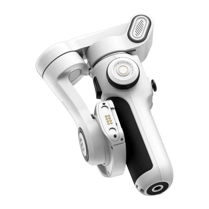 AOCHUAN Smart P2 estabilizador gimbal de 3 eixos com sensor AI, Magsafe, LED, branco