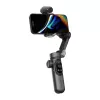 AOCHUAN Smart X Pro estabilizador gimbal de 3 eixos com rastreamento por IA e controlo por gestos para smartphone, preto