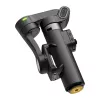 AOCHUAN Smart X3 estabilizador gimbal com rastreamento por IA, luz LED e bastão de selfie para smartphone, preto