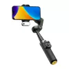 AOCHUAN Smart X3 estabilizador gimbal com rastreamento por IA, luz LED e bastão de selfie para smartphone, preto