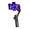 AOCHUAN Smart XE estabilizador gimbal de 3 eixos com rastreamento por IA e controlo por gestos para smartphone, preto
