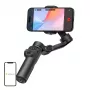 AOCHUAN X2 estabilizador gimbal standard para smartphone com reconhecimento de gestos e bastão de selfie, preto