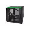 APC NetShelter Armário Rack de parede 12U com profundidade lateral para UPS, preto