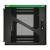 APC NetShelter Armário Rack de parede 12U com profundidade lateral para UPS, preto