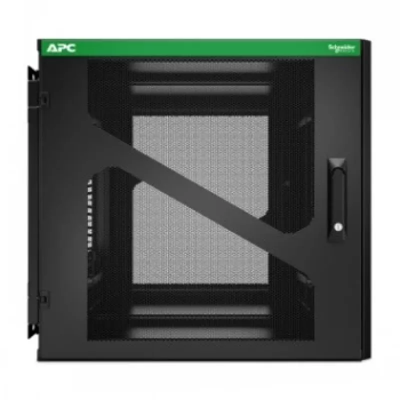 APC NetShelter Armário Rack de parede 12U com profundidade lateral para UPS, preto