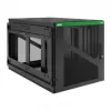 APC NetShelter Armário Rack de parede 12U com profundidade lateral para UPS, preto