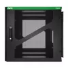 APC NetShelter Armário Rack de parede 12U com profundidade lateral para UPS, preto