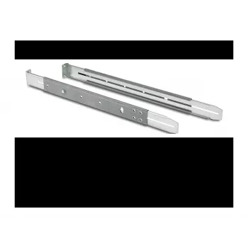 APC AP7768 Conjunto de suportes traseiros para calhas de rack ATS, preto