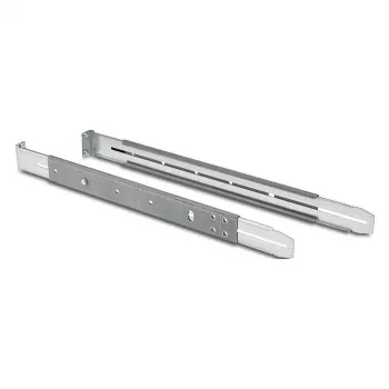 APC AP7768 Conjunto de suportes traseiros para calhas de rack ATS, preto