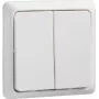 Interruptor de comutação APC Schneider Electric Merten System M, branco polar termoplástico, 10AX 250V, encastrar, IP20, terminais de parafuso, sem halogéneos 506254