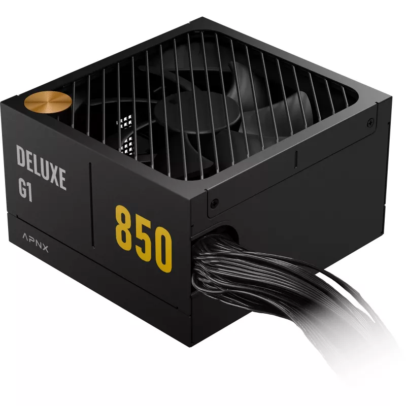 APNX DELUXE G1 850 fonte de alimentação ATX 850W 80 PLUS Gold totalmente modular preta