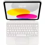 Apple Magic Keyboard Folio com trackpad - Inglês britânico (QWERTY) - branco - para iPad (10.ª geração)