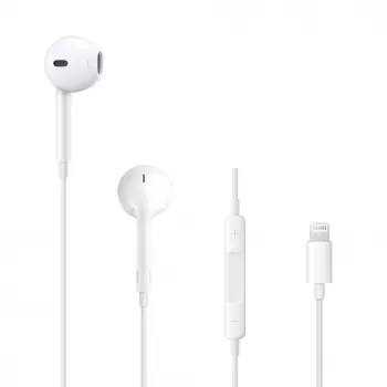 Auscultadores estéreo Apple MWTY3ZM/A EarPods Lightning Audio Branco