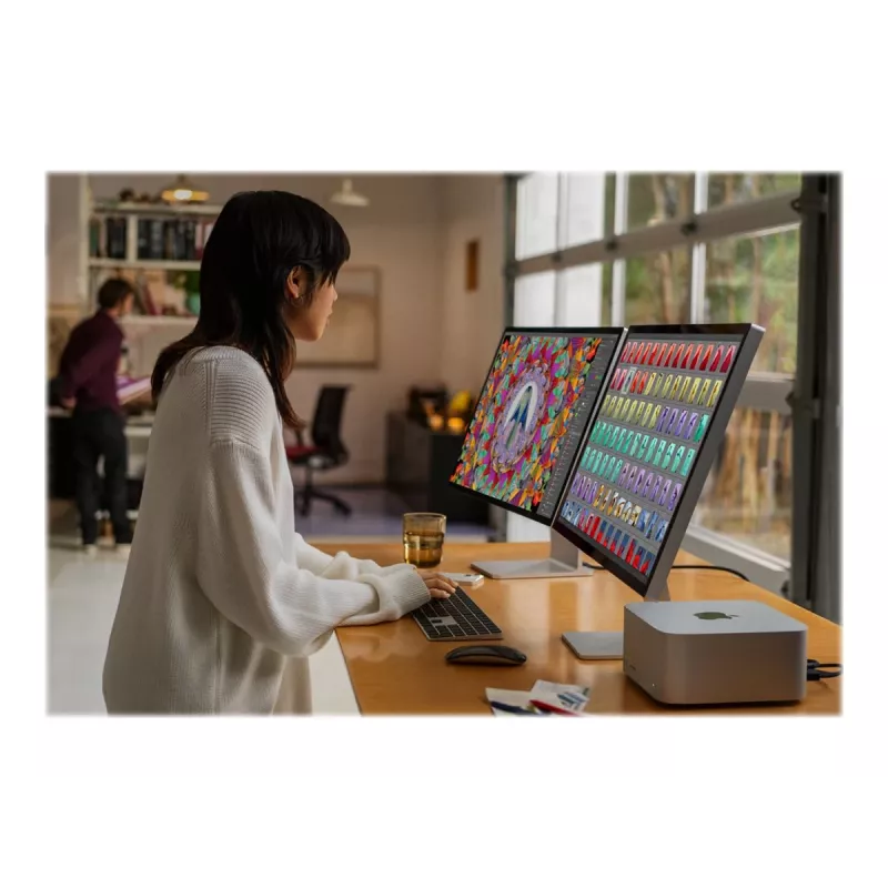 Monitor Apple Studio Display 27 polegadas 5K Retina, vidro standard, Prateado, suporte inclinável