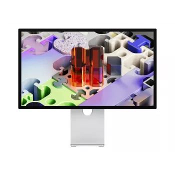 Apple Studio Display XDR 27 polegadas 5K Monitor com Vidro Nano-Texture e A13 Bionic, câmara Ultra Wide 12MP, sistema de seis altifalantes, Prateado