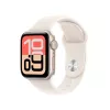 Apple Watch SE 3 GPS 40 mm Caixa de alumínio Starlight com bracelete desportiva Starlight M/L – Modelo A3324