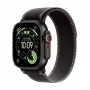 Apple Watch Ultra 3 GPS + Cellular 49mm Caixa de Titânio Preto com Trail Loop Preto/Carvão - Grande (Modelo A3281, MF1H4QR/A)