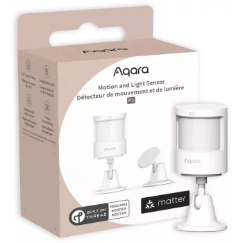 Aqara Sensor de Movimento e Luz P2 - Thread, Bluetooth 5.0, Branco