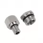 Aqua Computer conjunto de adaptadores reto Eheim 1046 para rosca interior G1/4 polegadas - prateado