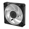 Arctic BioniX P12 A-RGB ventoinha de caixa PWM de 120mm com Daisy Chain, 450-3000 RPM, 129 m³/h, preta