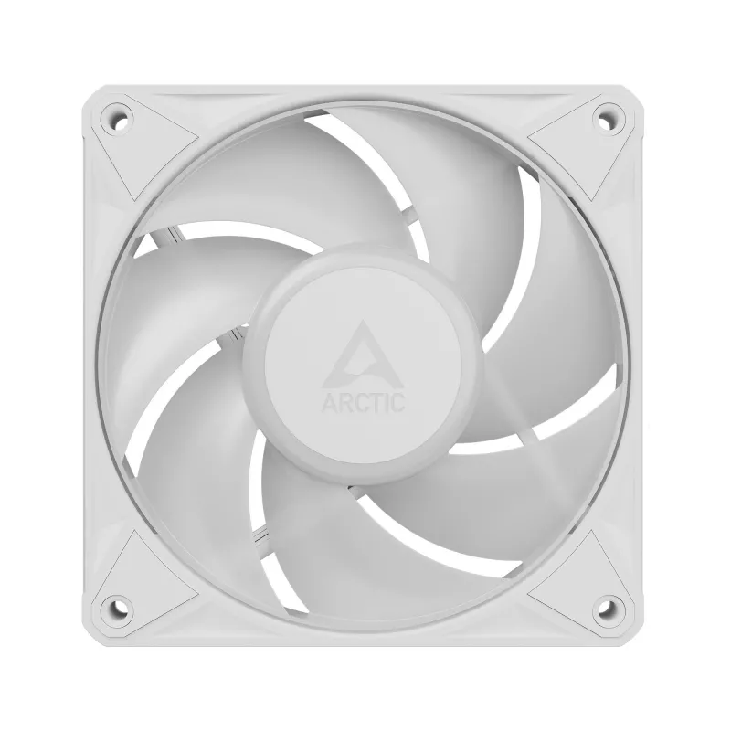 Arctic BioniX P12 A-RGB White Ventoinha para caixa 120mm PWM, 450-3000 rpm, RGB endereçável, Daisy Chain