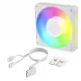 Arctic BioniX P12 A-RGB White Ventoinha para caixa 120mm PWM, 450-3000 rpm, RGB endereçável, Daisy Chain