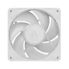 Arctic BioniX P12 A-RGB White 3-Pack – ventoinhas de caixa 120mm PWM com RGB endereçável e Daisy Chain, 450-3000 rpm