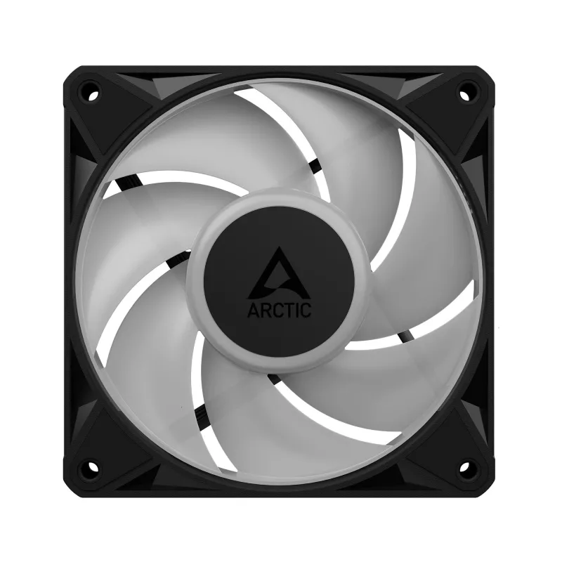 Ventoinha Arctic BioniX P14 A-RGB 140mm PWM pack de 3 - preto - RGB endereçável, 2500 rpm, 186 m³/h