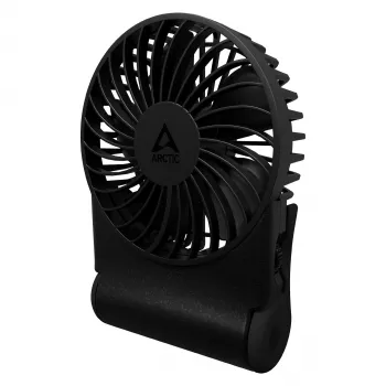 Ventilador de mesa recarregável Arctic Summair 2Go - 10 cm (preto)