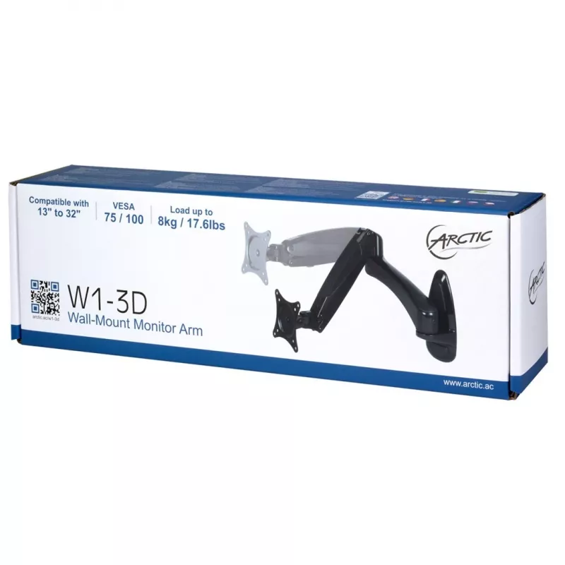 ARCTIC W1-3D suporte de parede para monitor