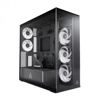ARCTIC Xtender VG Caixa de PC Midi Tower, ATX, Preto, vidro transparente