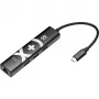 Docking station USB-C Arduino TPX00241 8-em-1 com HDMI, Ethernet, 65W PD, preto