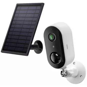Arenti GO1+SP1 Câmara Wi-Fi a bateria com painel solar, 2K QHD, IP65, deteção de movimento PIR
