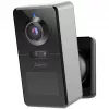 Arenti POWER1Q 2K 4MP câmara de segurança Wi-Fi sem fios a bateria, sensor de movimento PIR, visão noturna IV de 10 m, 9600 mAh, preta