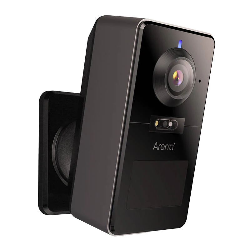 Arenti Câmara Wi-Fi 4MP/2.5K sem fios com bateria recarregável