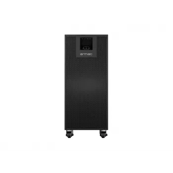 UPS on-line de dupla conversão ARMAC Office On-Line PF1 10000VA 10000W, torre, 8x IEC C13 + 2x IEC C19, LCD, USB/RS-232, caixa metálica, protegido contra pó