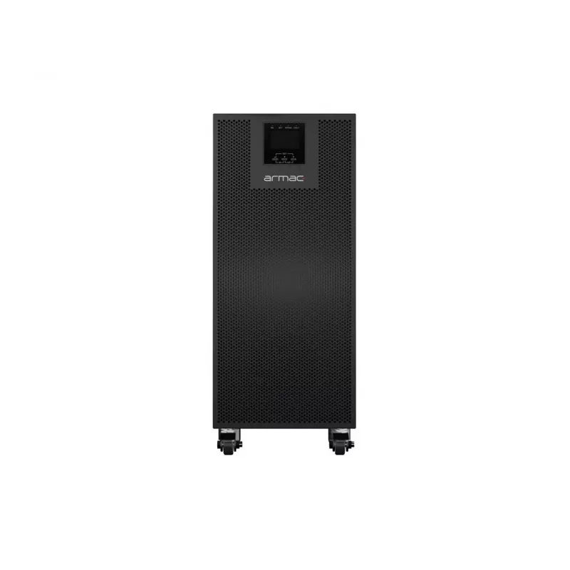 UPS on-line de dupla conversão ARMAC Office On-Line PF1 10000VA 10000W, torre, 8x IEC C13 + 2x IEC C19, LCD, USB/RS-232, caixa metálica, protegido contra pó