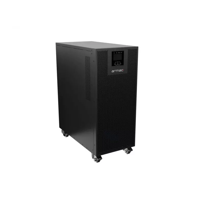 ARMAC Office On-Line PF1 6000VA 6000W UPS Rack/Tower, dupla conversão, 8x IEC C13, 2x IEC C19, LCD, caixa metálica sem pó