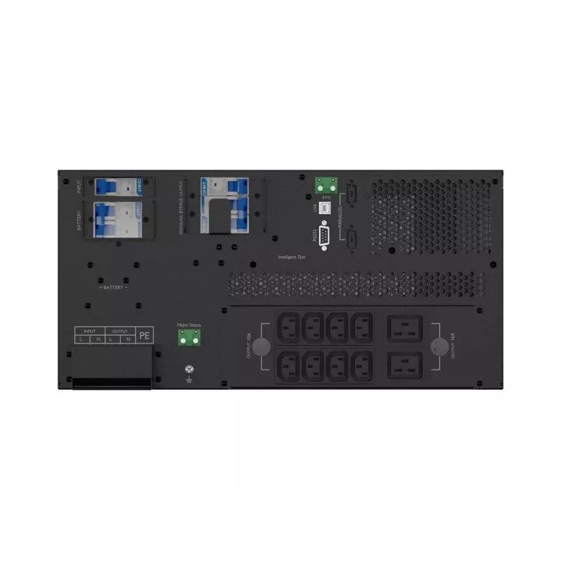 ARMAC R/10000I/PF1/DF UPS online de dupla conversão rackmount 10000VA, 10 saídas, LCD, caixa metálica, sem pó