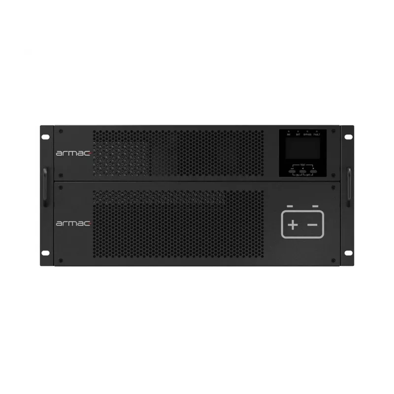 ARMAC R/10000I/PF1/DF UPS online de dupla conversão rackmount 10000VA, 10 saídas, LCD, caixa metálica, sem pó