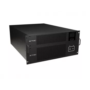 UPS on-line ARMAR R/6000I/PF1/DF 6000VA para rack, 10x IEC C13, USB-B, LCD, sem pó