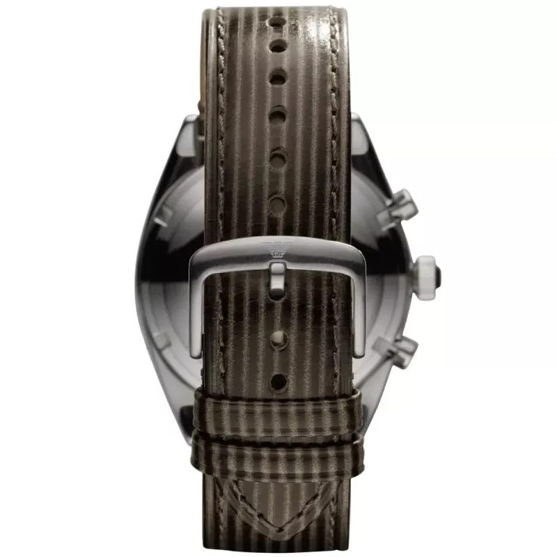 Relógio cronógrafo de aço inoxidável para homem ARMANI AR0370 43mm