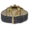 Relógio analógico de quartzo de homem ARMANI AR0386 Classic 40mm mostrador prateado bracelete de pele castanha