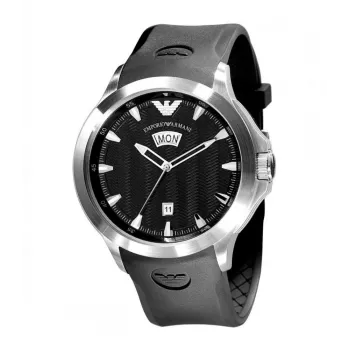 Cronógrafo de homem ARMANI AR0631 relógio de aço inoxidável 45mm